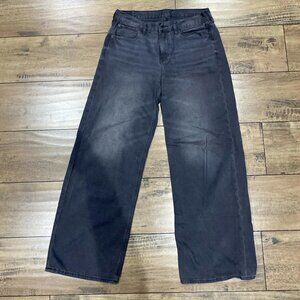 Wide-leg Grey American Eagle Jeans